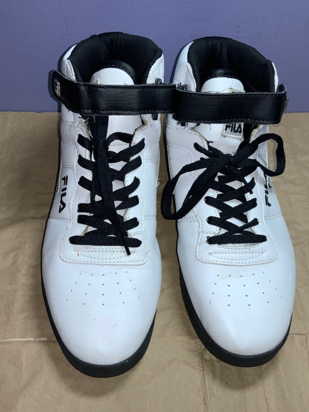 Fila Vulc 13 Mens sneakers Sz 10.5 style 1SC60526-112 White black